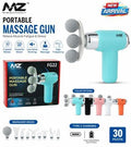 MZ FG22 Premium Portable Massage Gun – Deep Tissue Muscle Massager with 6 Speed Modes